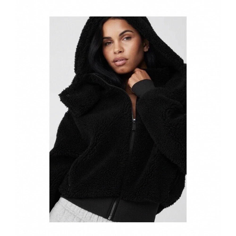 Alo Yoga Foxy Sherpa Jacket Black M